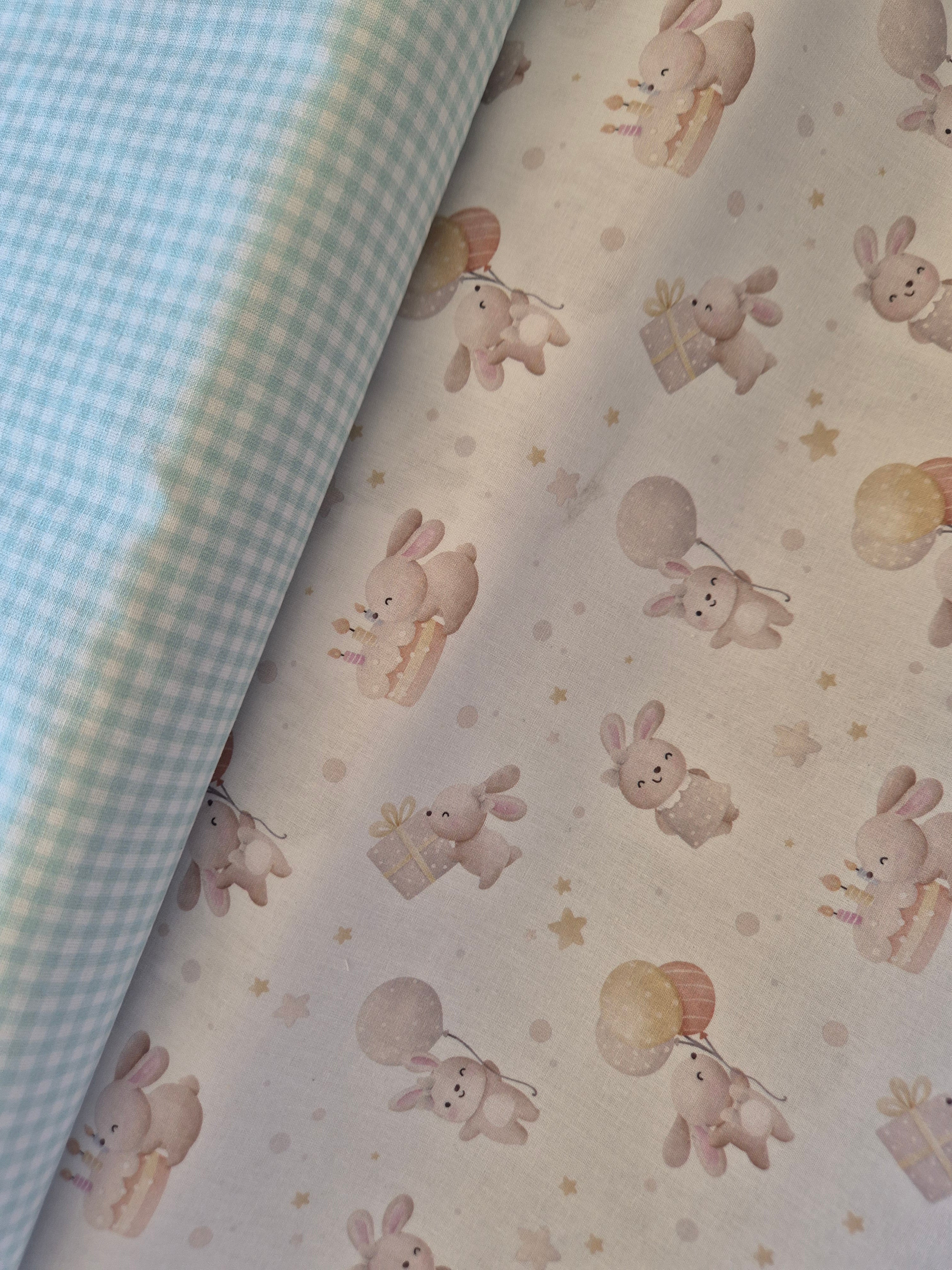 TELA INFANTIL CONEJITOS