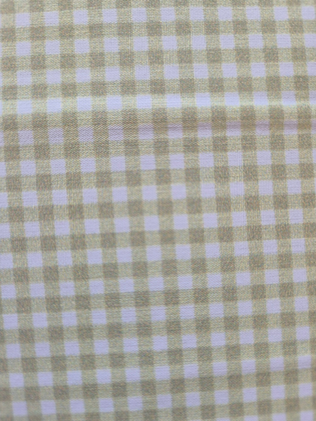 TELA VICHY VERDE MANZANA