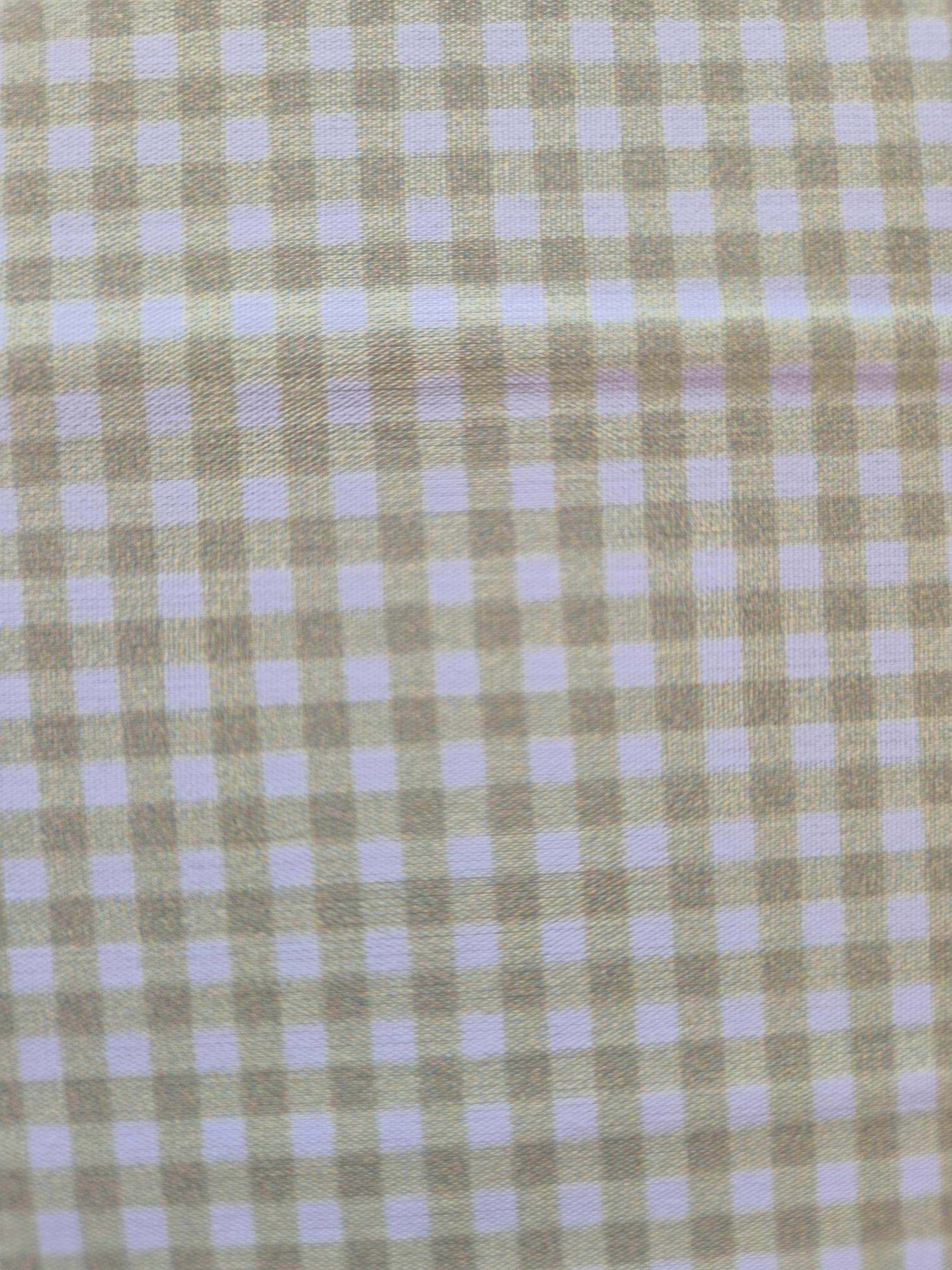 TELA VICHY VERDE MANZANA